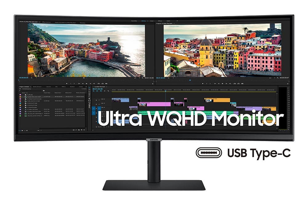 Samsung S34A650UXW 020 Front3 Black